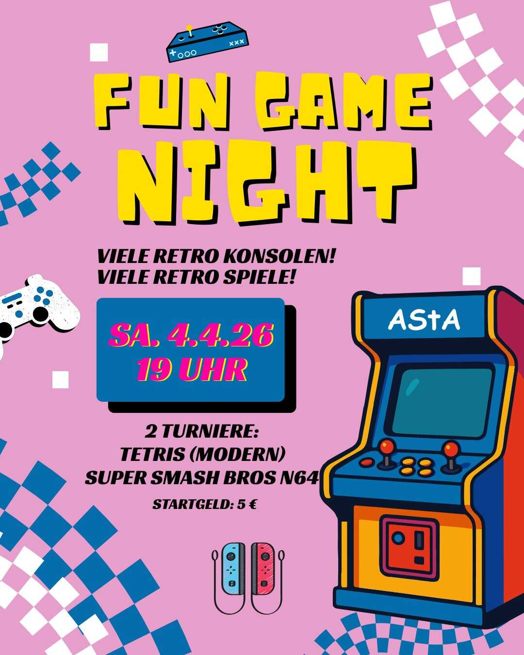 Spiele Abend in der Asta