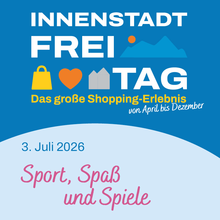 Innenstadt-Freitag in Rosenheim