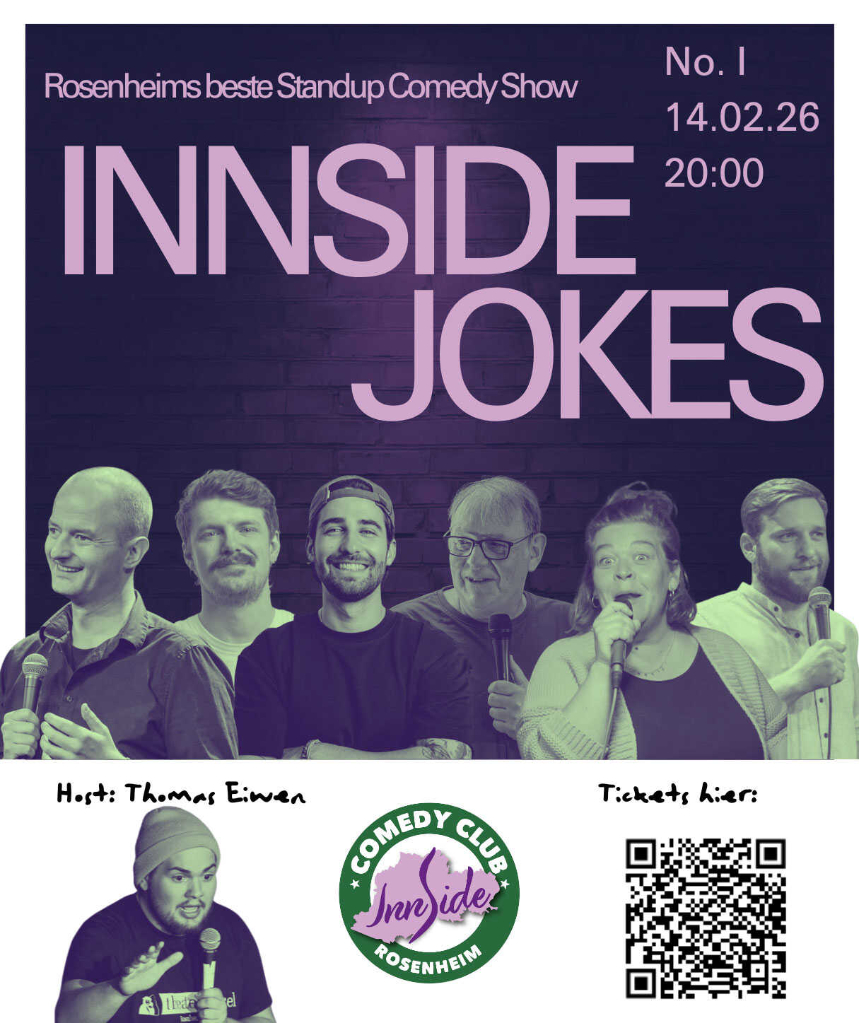 Innside Comedy Club - Die Eröffnungsshow im RIZZ Gewölbe