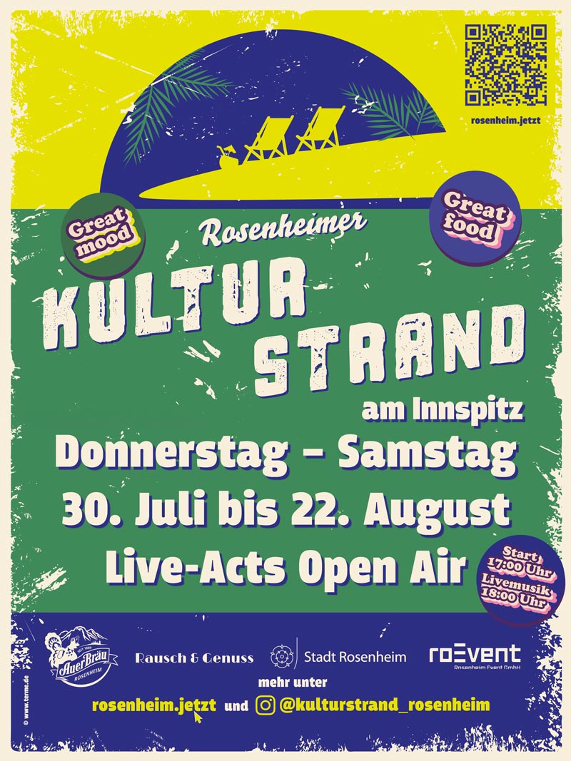Rosenheimer Kulturstrand am Innspitz