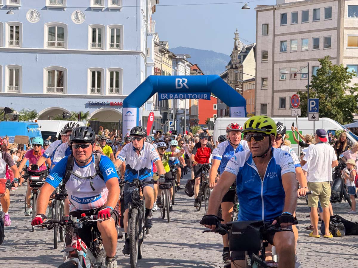 BR-Radltour heute in Rosenheim: Strecke, Ankunft und Mitmachaktionen