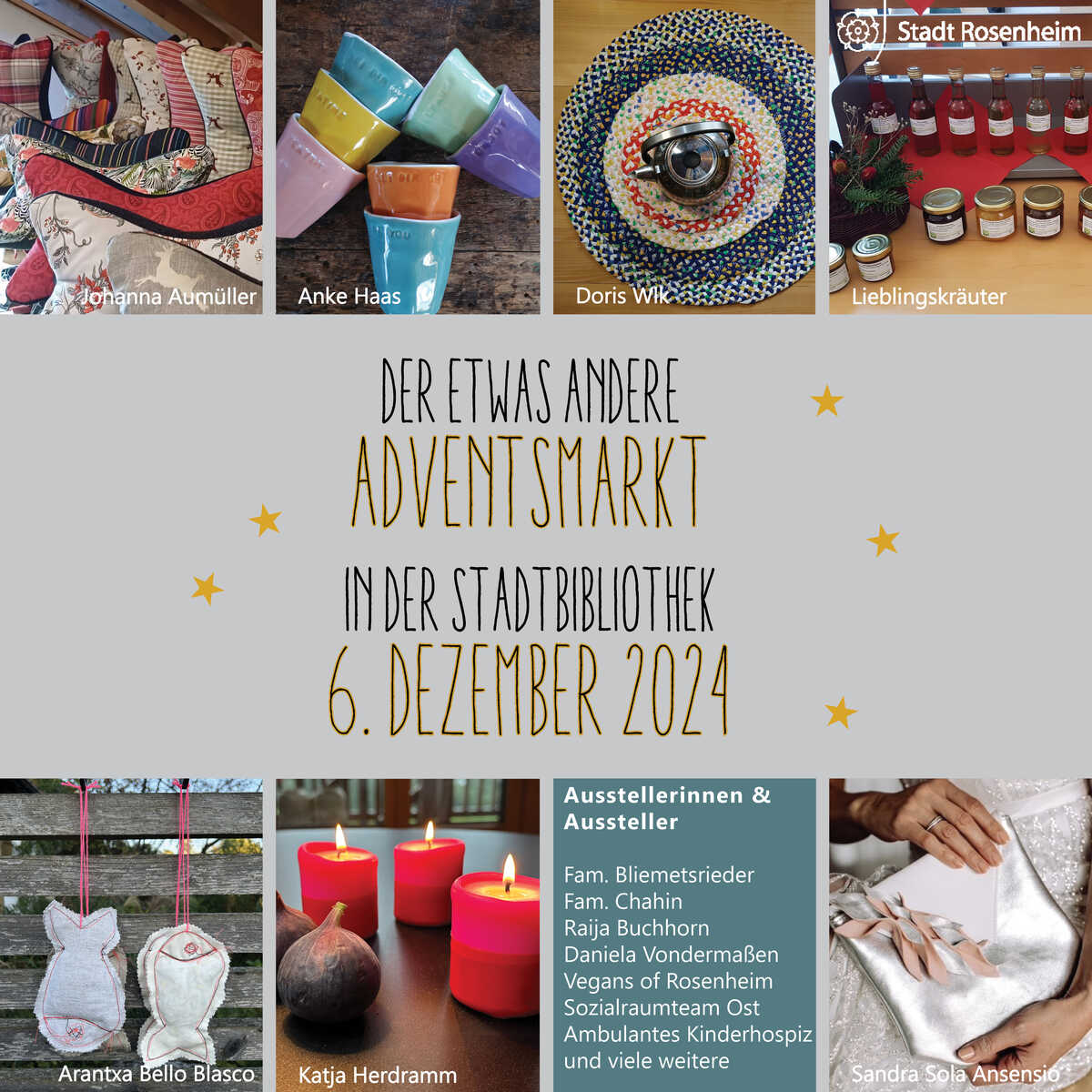 stadtbibliothek adventsmarkt 2024 copyright stadtbibliothek rosenheim