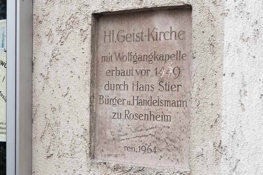 Heilig-Geist-Kirche Rosenheim - Historische Altstadtführung