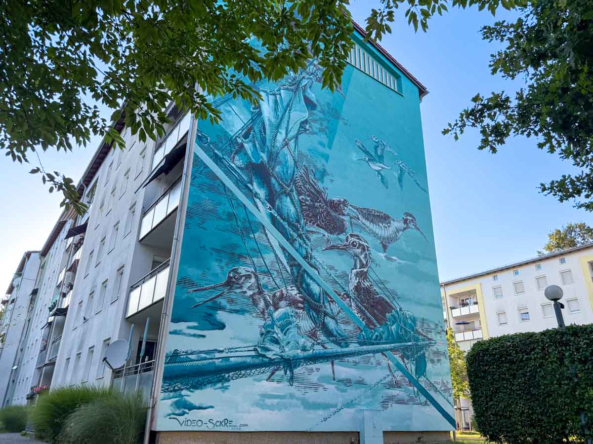 *transit art Wand »Wohnhaus Lessingstraße 45-49«