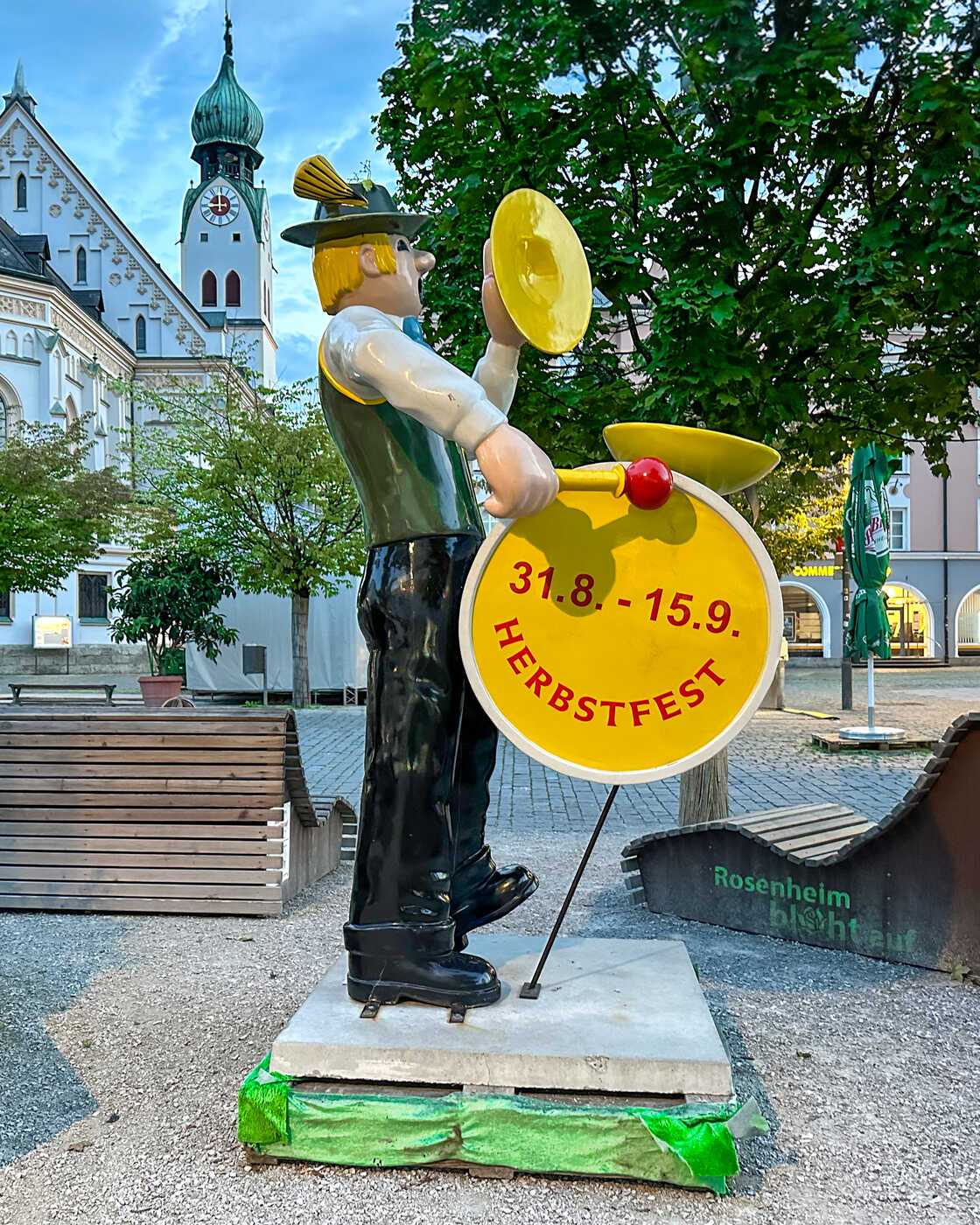 Herbstfest Trommler am Ludwigsplatz in Rosenheim