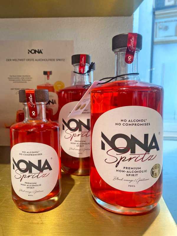 Spritziges Mitbringsel: Nona Spritz - erhältlich im Block6 in Rosenheim.