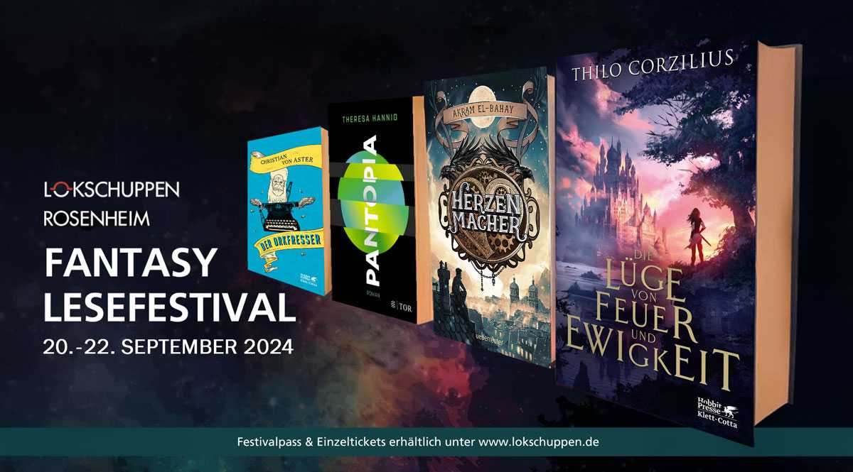 Fantasy Lesefestival Rosenheim im Lokschuppen, Black Box, Ballhaus und Inn-Museum