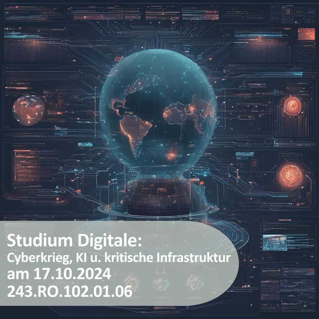 VHS Studium Digitale: Cyberkrieg, KI und kritische Infrastrukturen