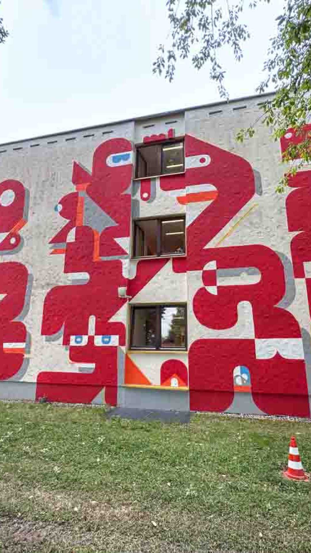 +transit art Wand Johannes Brechter BRK Seniorenheim