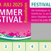 Sommerfestival Rosenheim Festivalpässe Anfang Dezember 2024